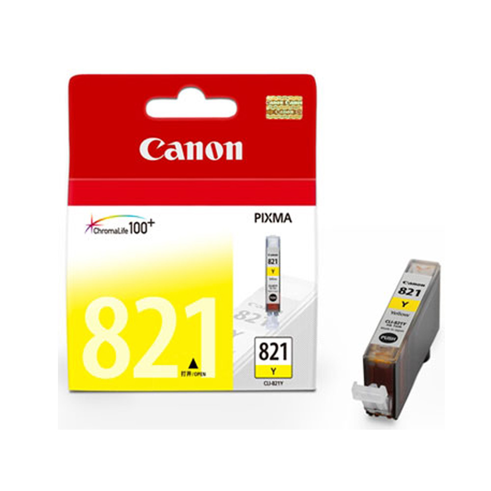 【正原廠】【全新福利品】CANON CLI-821Y 黃色 原廠墨水匣