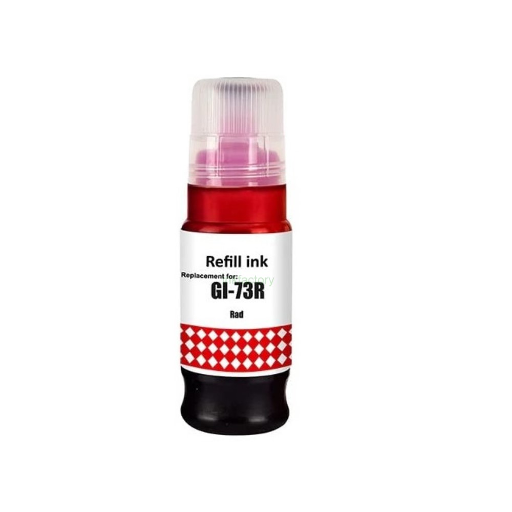 【INK FACTORY】CANON GI-73 橘紅色副廠相容墨水 G570/G670