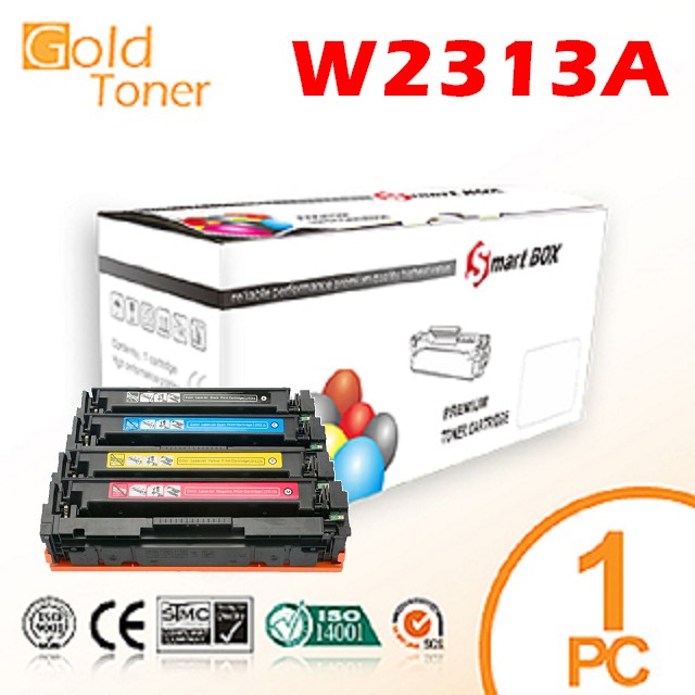 【Gold Toner】HP W2313A / No.215A相容碳粉匣(紅色)【適用】M155nw / M183fw (含全新晶片)