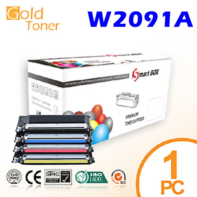 【Gold Toner】HP W2091A/ No.119A相容碳粉匣(藍色)【適用】150a / 178nw(含全新晶片)
