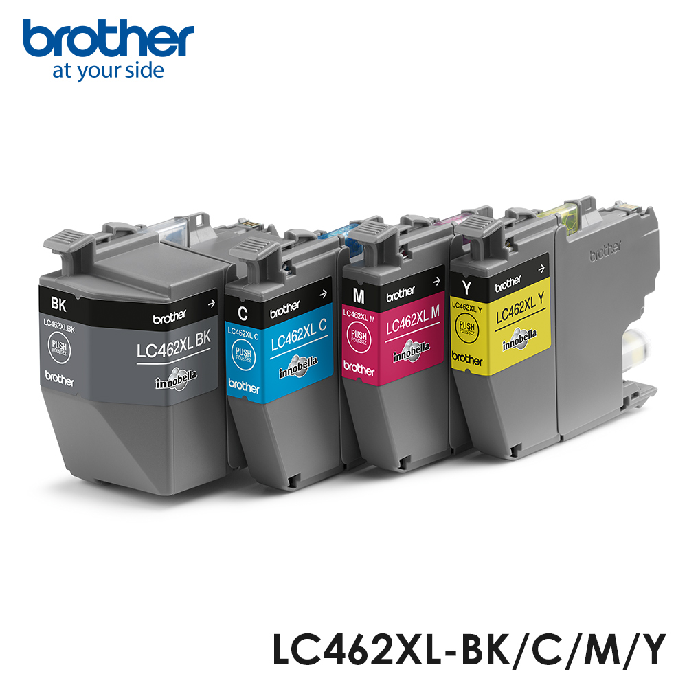 Brother LC462XL-BK/C/M/Y 原廠四色高容量墨水匣(適用:MFC-J2340DW/J3940DW)