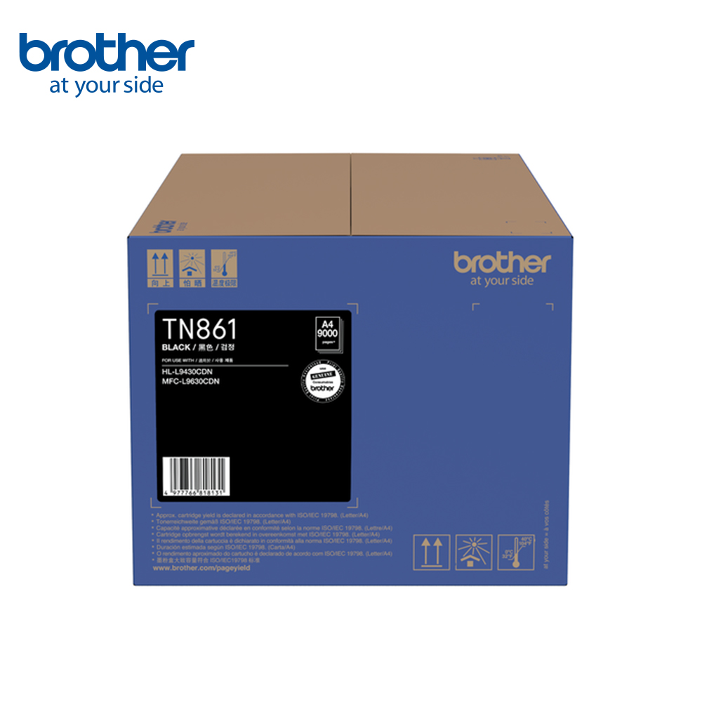Brother TN-861 BK 原廠黑色碳粉匣(適用:HL-L9430CDN、MFC-L9630CDN)