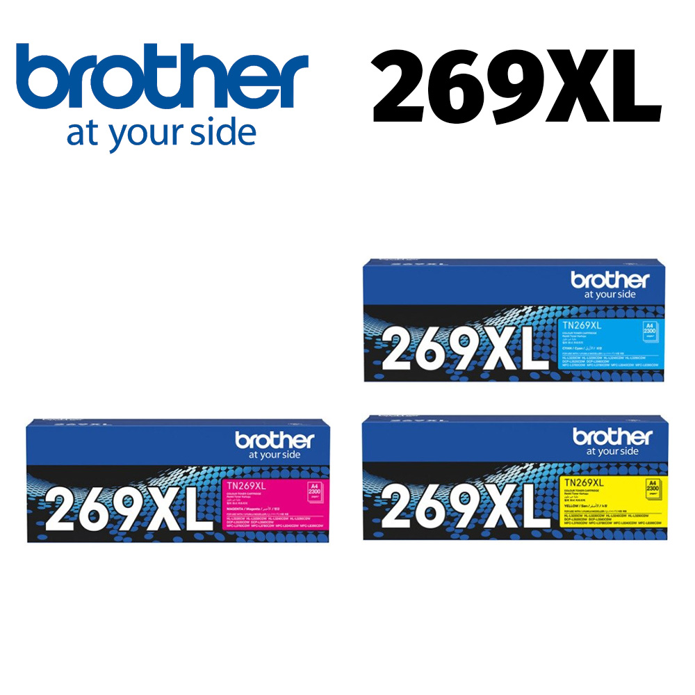 brother TN-269XL CMY 原廠3彩 碳粉匣(適用:L3280CDW、L3760CDW、L3780CDW)