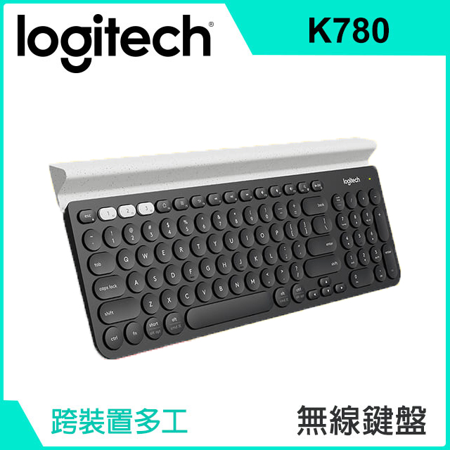 羅技 無線鍵鼠組-K780跨平臺藍牙鍵盤+M280 無線滑鼠(黑)