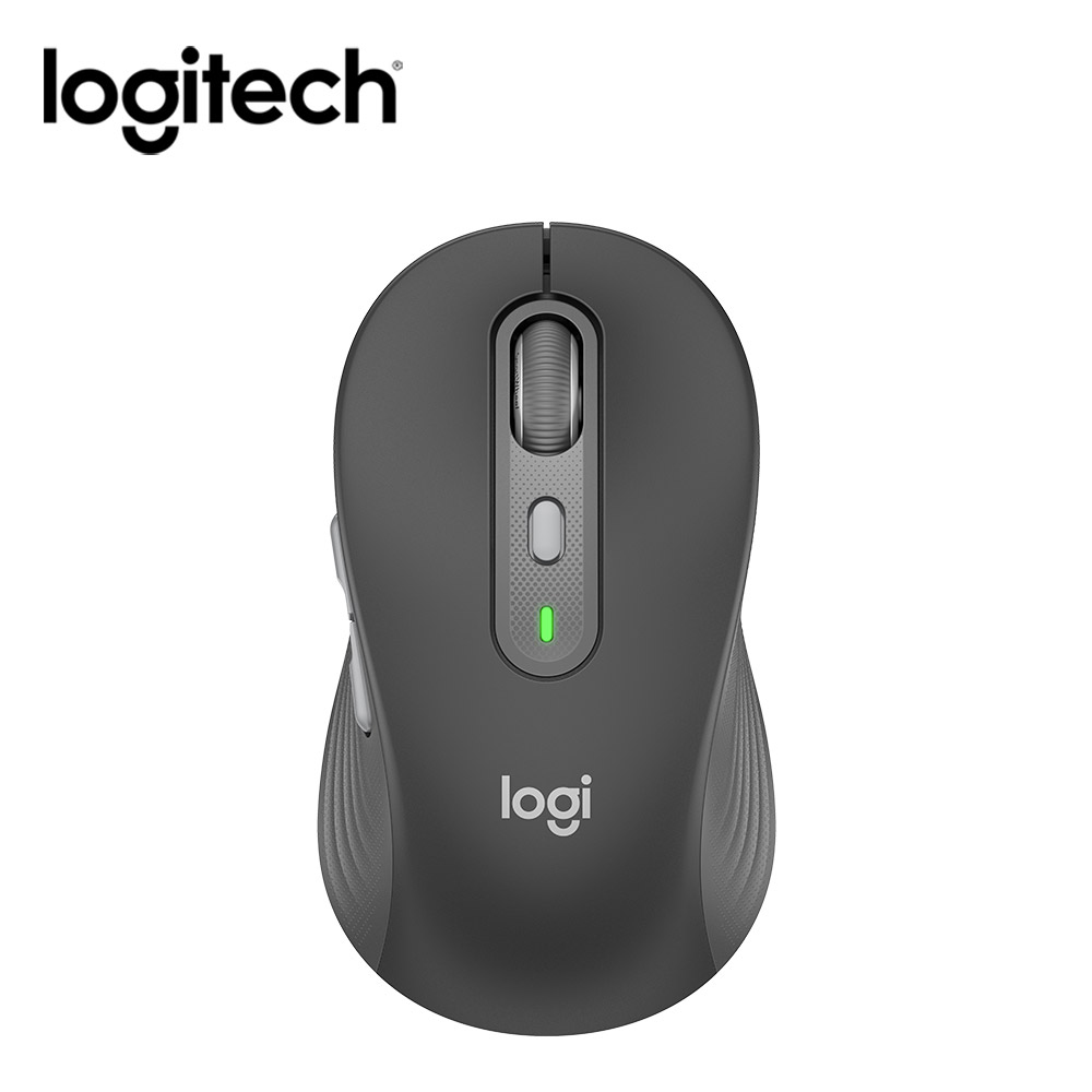 【Logitech 羅技】M750 L 多工靜音無線滑鼠 大手版 黑色