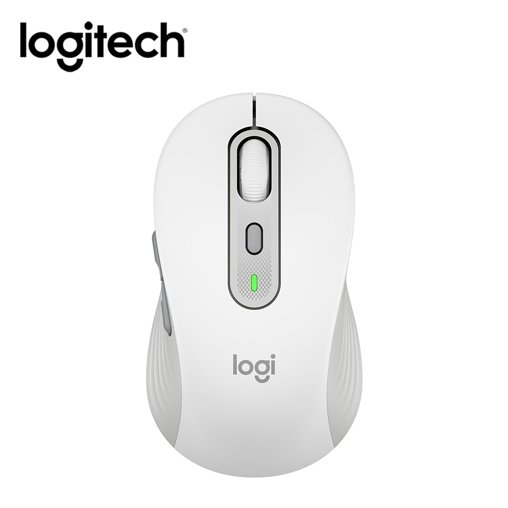 【Logitech 羅技】M750 L 多工靜音無線滑鼠 大手版 白色