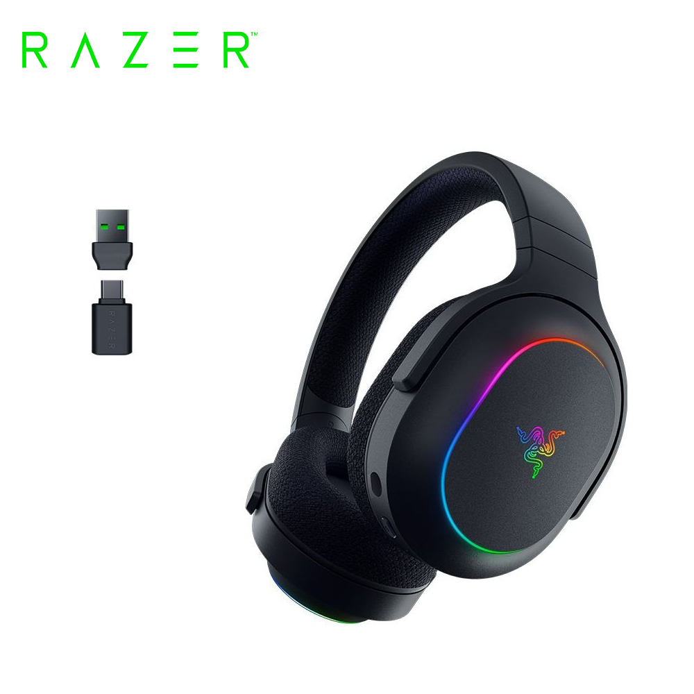 RAZER 雷蛇 Barracuda X Chroma 梭魚無線耳機 X 幻彩版 黑色