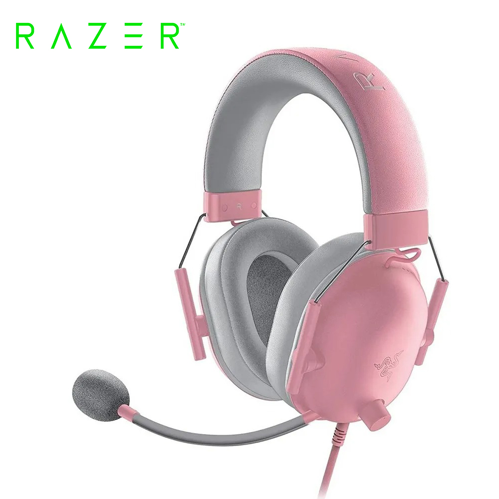 RAZER 雷蛇 BlackShark V2 X 黑鯊 電競耳麥 粉晶