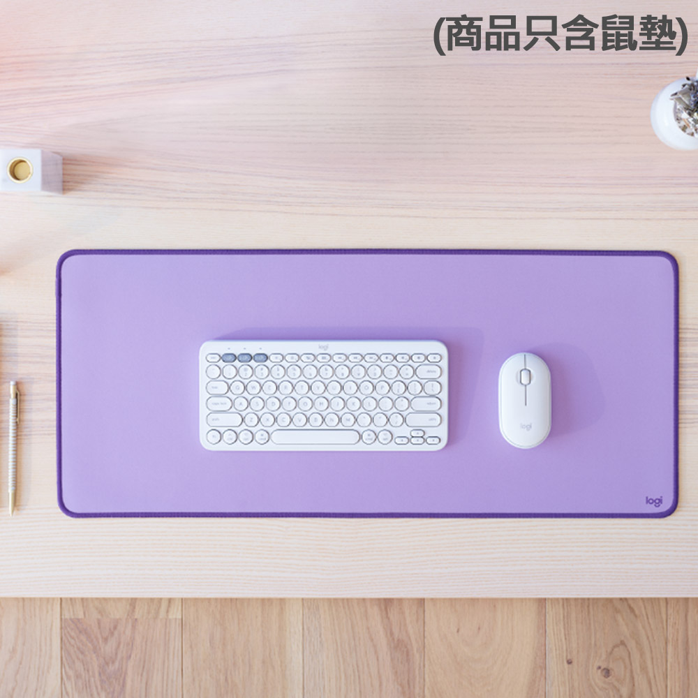 羅技 桌墊 -夢幻紫