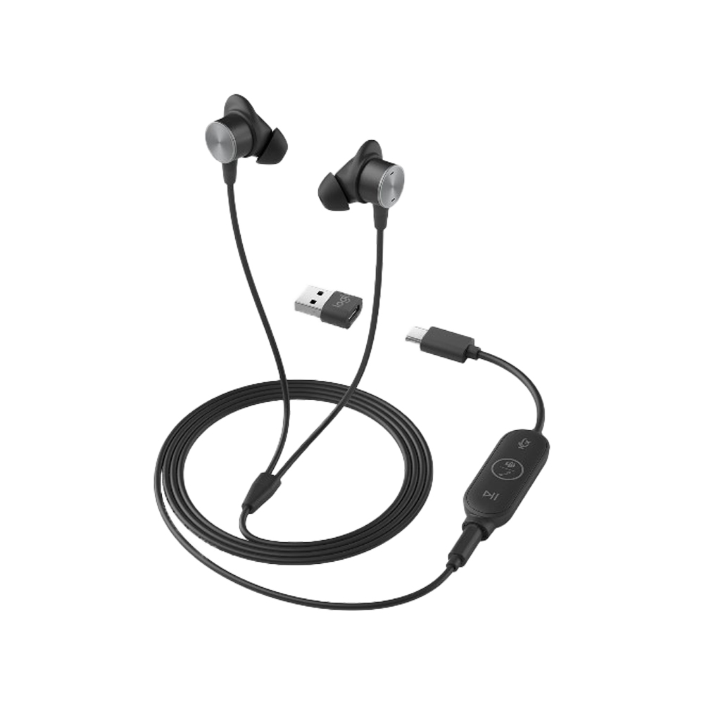 羅技 Logitech EARBUDS TEAMS 入耳式有線耳機麥克風
