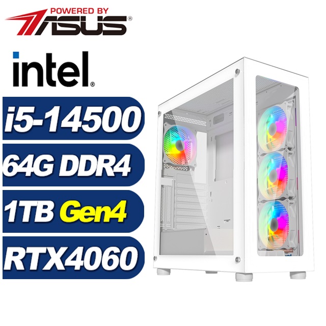 (DIY)溶岩龍K44C(i5-14500/華碩B760/64G/1TB M.2/RTX 4060)