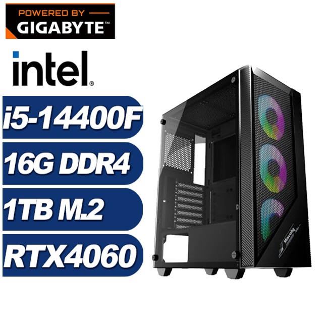(DIY)加農炮K29C(i5-14400F/技嘉H610/16G/1TB M.2/RTX 4060)