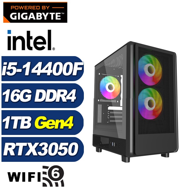 (DIY)刻瑞斯J11C(i5-14400F/技嘉B760/16G/1TB M.2/RTX 3050)