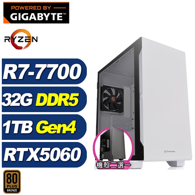 (DIY)佩利冬KA8C(R7-7700/RTX 5060/技嘉B650/32G/1TB M.2)