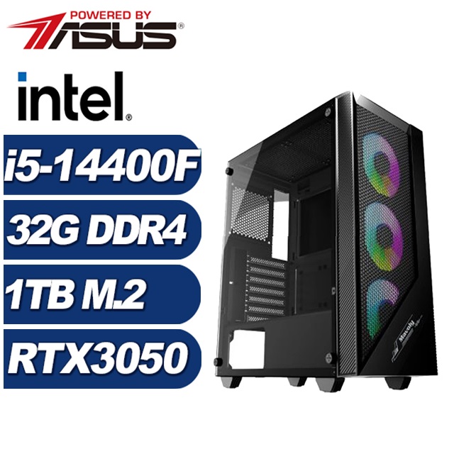 (DIY)金銀斧J34C(i5-14400F/華碩H610/32G/1TB M.2/RTX 3050)