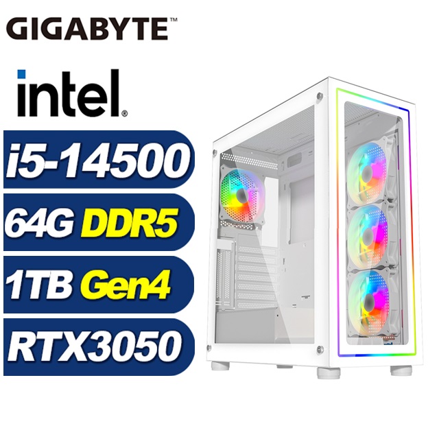(DIY)金銀斧J5AC(i5-14500/技嘉B760/64G/1TB M.2/RTX 3050)