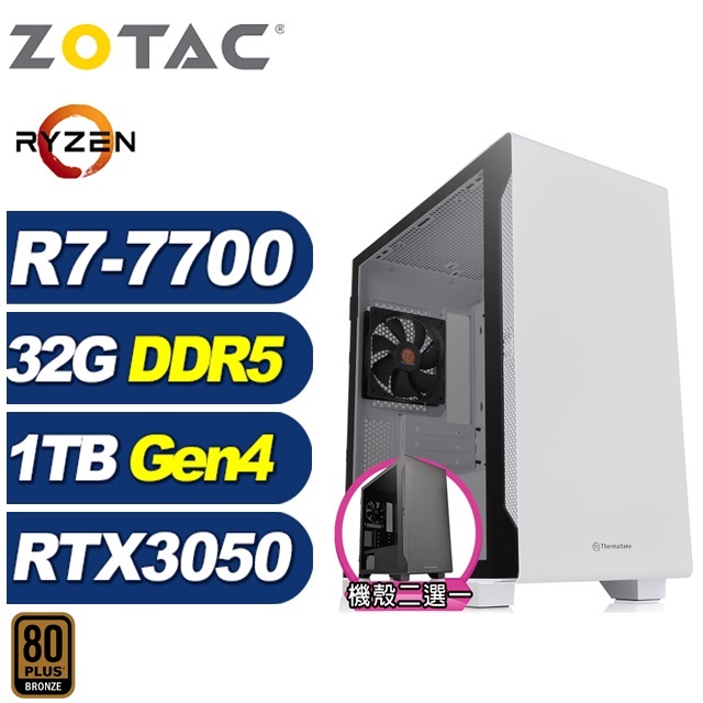 (DIY)風鈴木J05C(R7-7700/華碩B650/32G/1TB M.2/RTX 3050)