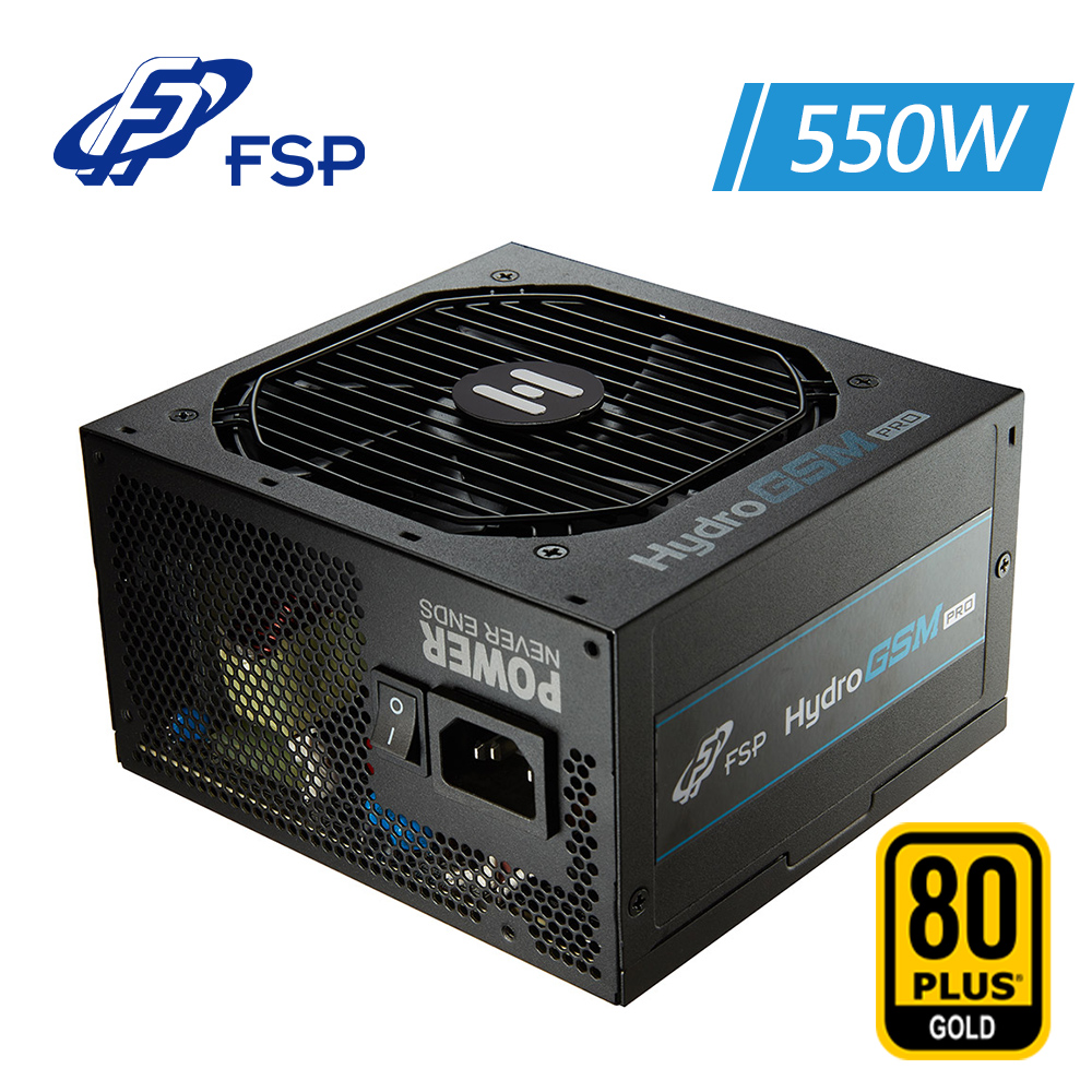 FSP 全漢 Hydro GSM PRO 550W 金牌 半模組 電源供應器