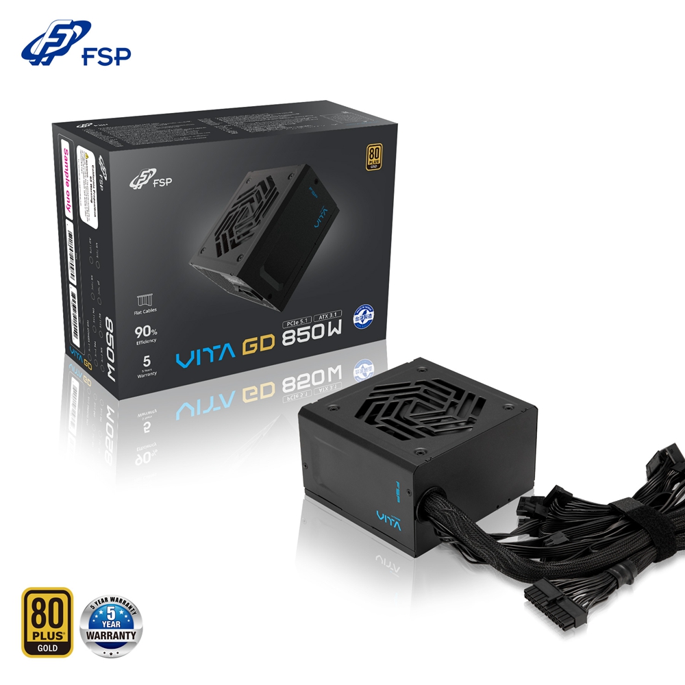 FSP 全漢 VITA GD MIT 850W 80PLUS 金牌 電源供應器