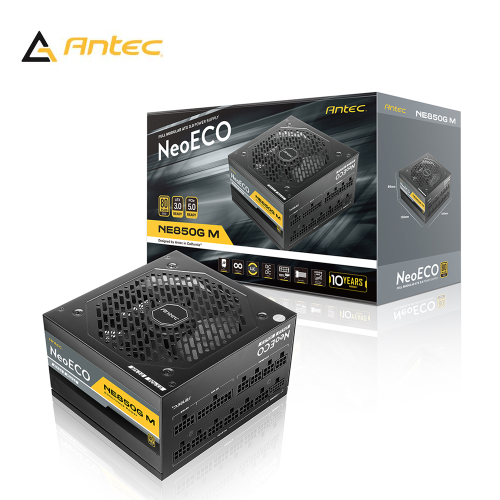 Antec 安鈦克 NE850G M ATX3.0 金牌 電源供應器