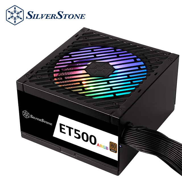 銀欣 ET500-ARGB 80 PLUS銅牌認證500W ATX電源