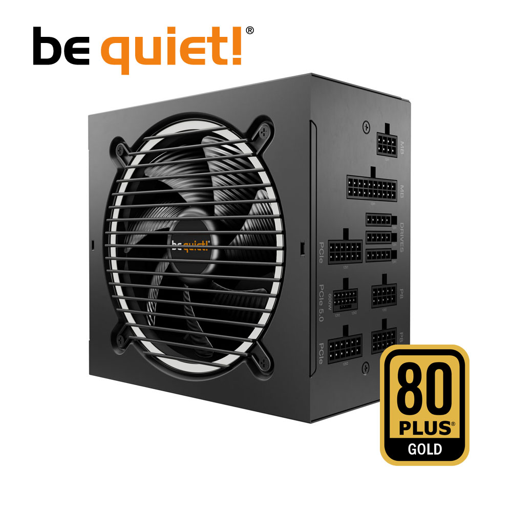 be quiet! PURE POWER 12 M 1000W 80+金牌 全模組 電源供應器