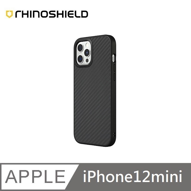 犀牛盾 SolidSuit 碳纖維 防摔背蓋手機殼 適用 iPhone 12 mini - 5.4吋