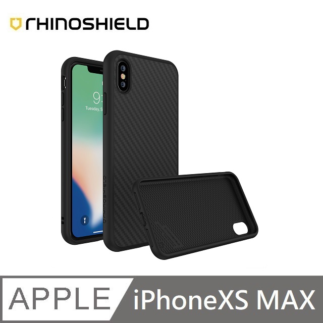 犀牛盾 SolidSuit 碳纖維 防摔背蓋手機殼 適用 iPhone XS MAX - 6.5吋