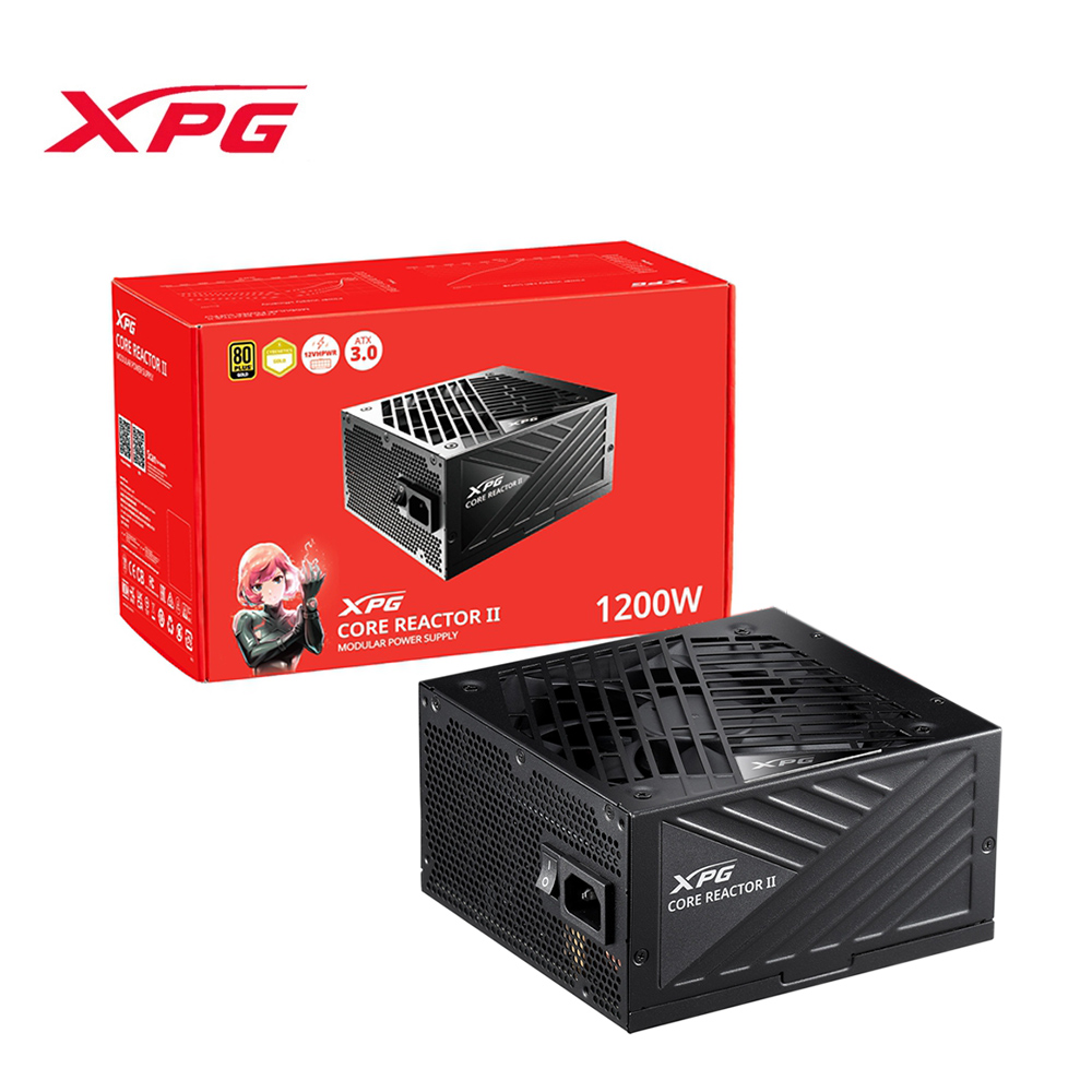 XPG 威剛 COREREACTOR II 1200W 80PLUS 金牌 PCIe 5.0 電源供應器