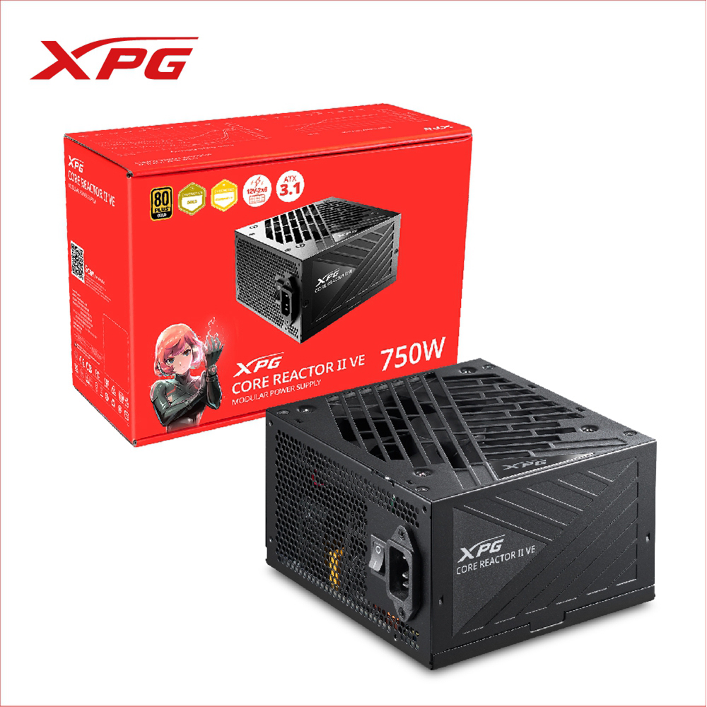 XPG 威剛 CORE REACTOR II VE 750W 電源供應器