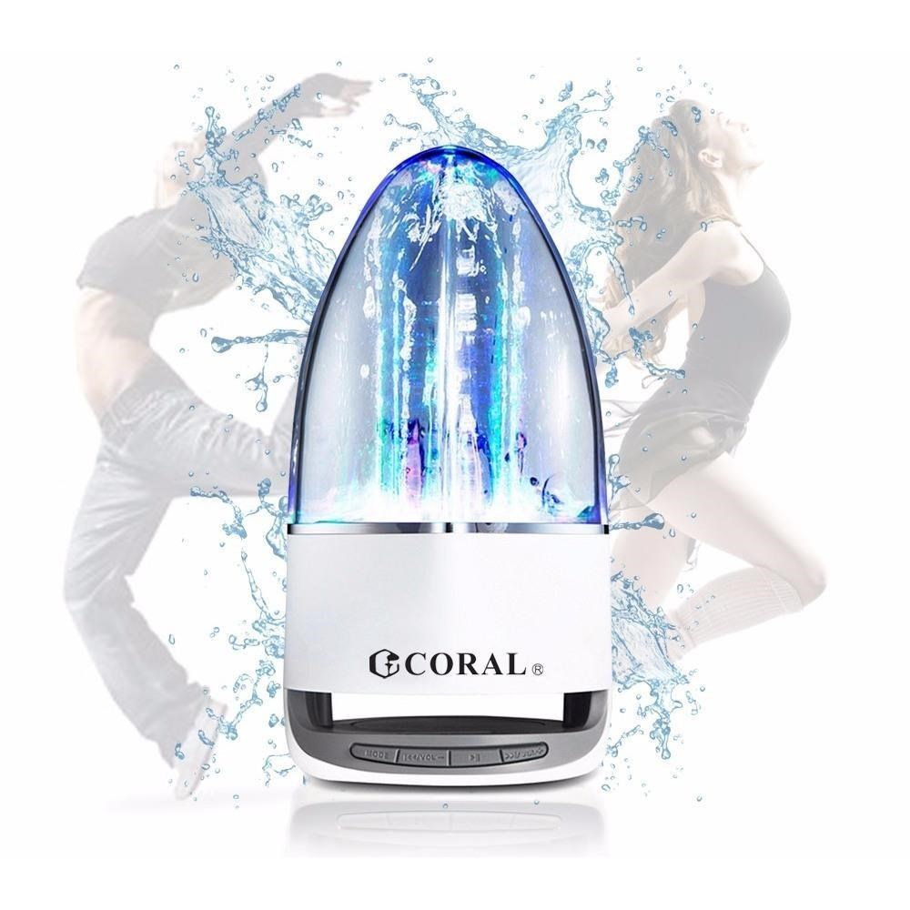 CORAL M12010 - 療癒系 噴泉式LED炫彩水舞藍芽喇叭