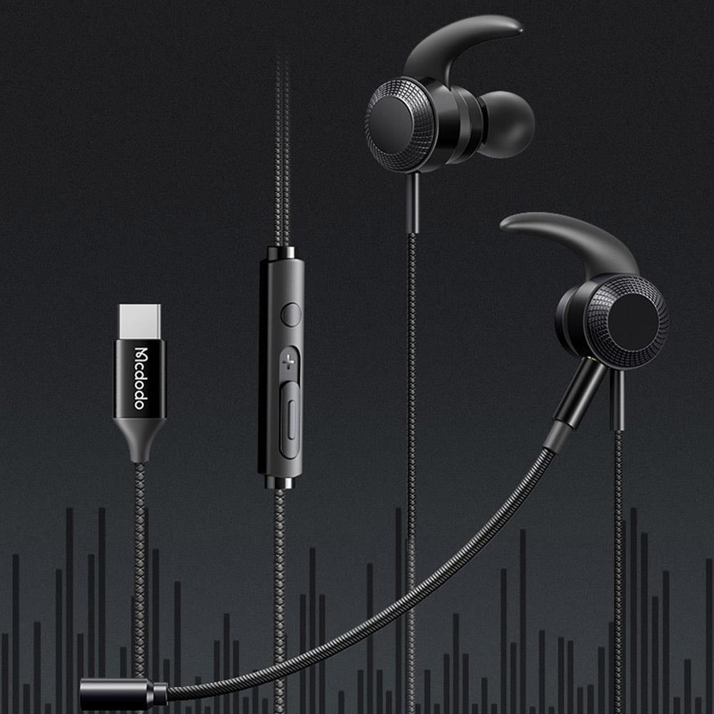 【Mcdodo】雙麥克風 Type-C耳機線控通話高清聽歌 超靈 1.2M 麥多多