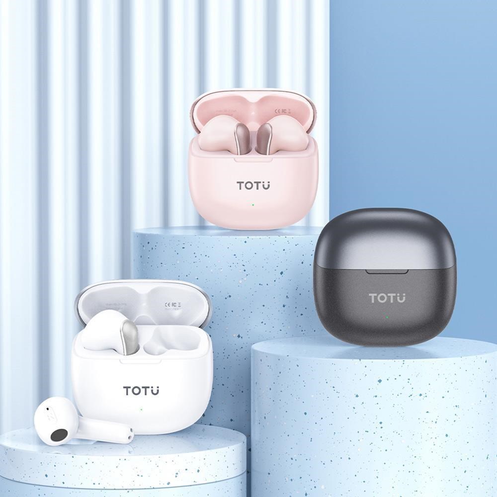 【TOTU】TWS真無線藍牙耳機 V5.3 運動 降噪 霧面磨砂 拓途