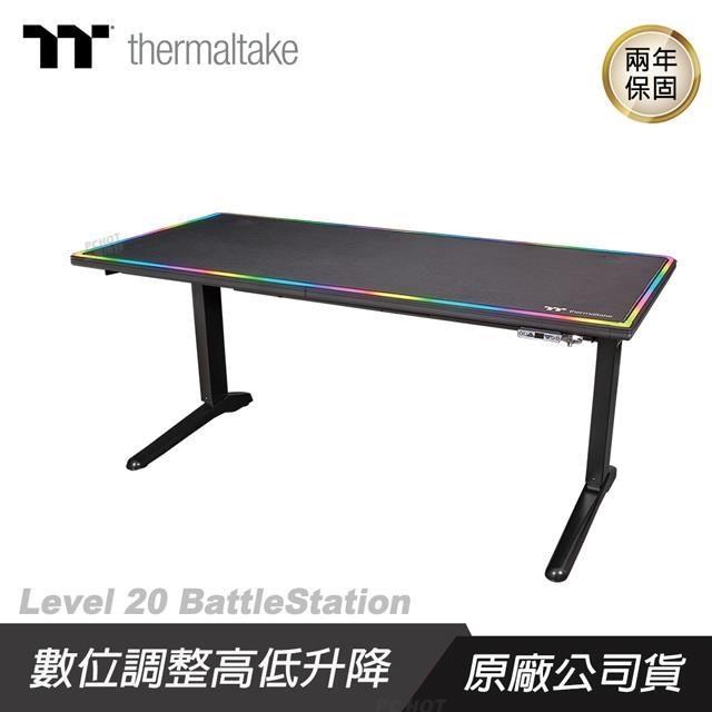 Thermaltake 曜越 Level 20 BattleStation RGB 電競桌/電動升降/控制面板