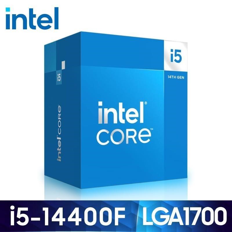 Intel 英特爾 Core I5-14400F 十核心 中央處理器 盒裝 (含風扇/無內顯)