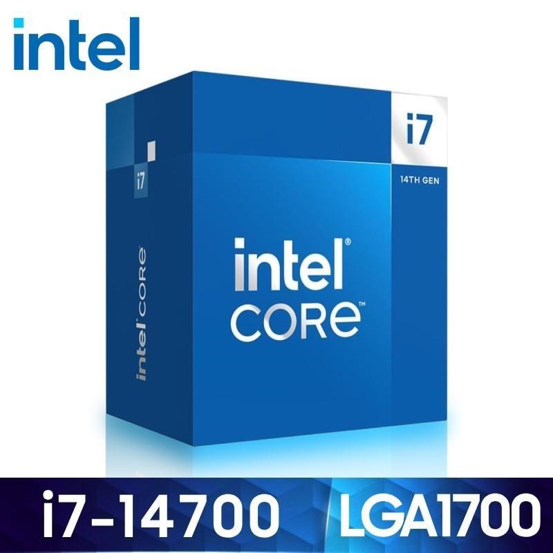 Intel 英特爾 Core i7-14700 中央處理器 盒裝 (含風扇/有內顯)