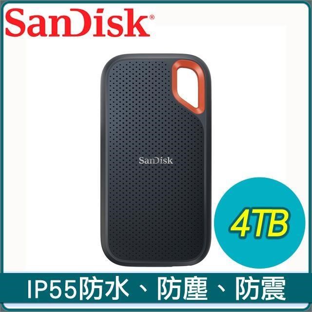 SanDisk E61 4TB Extreme 行動固態硬碟 Portable SSD