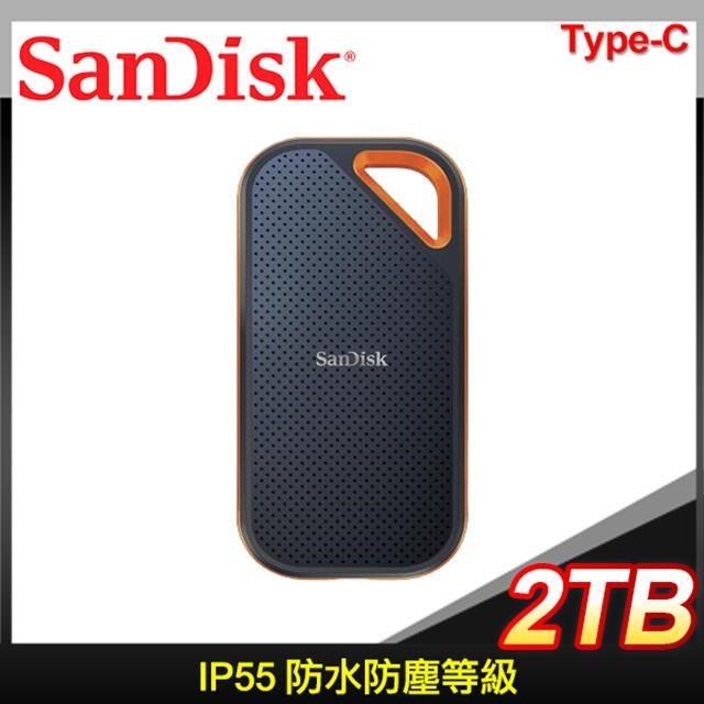 SanDisk 晟碟 【南紡購物中心】  E81 2TB Extreme PRO Portable SSD Type-C 外接SSD固態硬碟