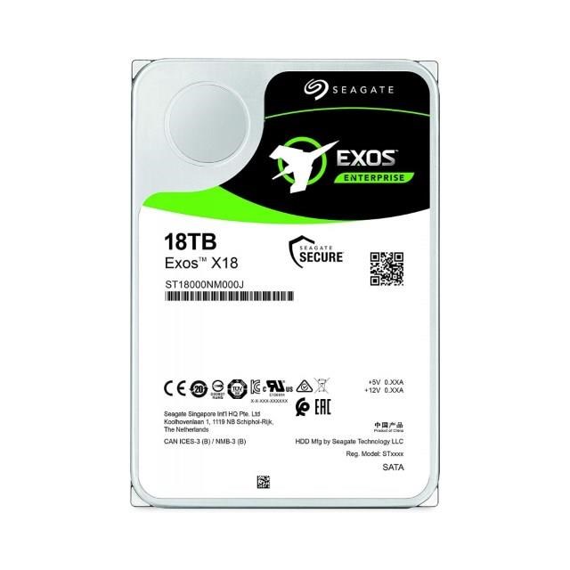 Seagate 企業號 18TB 3.5吋 7200轉 256M快取 SATA3 EXOS企業級硬碟(ST18000NM000J-5Y)