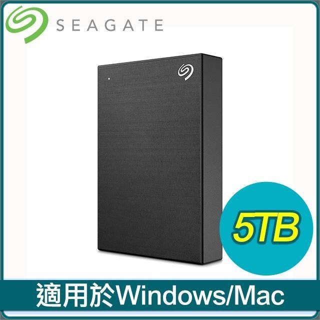 Seagate 希捷 One Touch HDD 升級版 5TB 外接硬碟(STKZ5000400)《極夜黑》