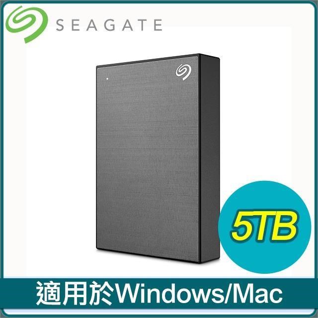 Seagate 希捷 One Touch HDD 升級版 5TB 外接硬碟(STKZ5000404)《太空灰》