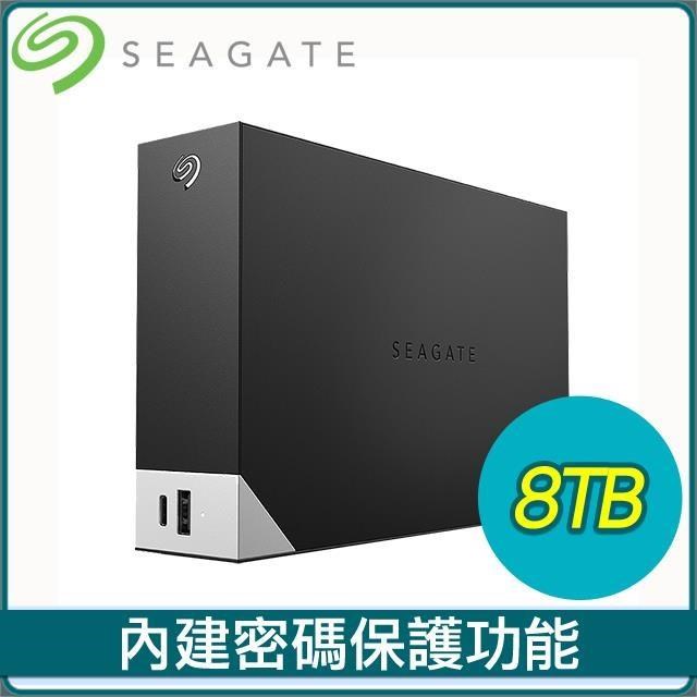 Seagate 希捷 One Touch Hub 8TB 3.5吋外接硬碟(STLC8000400)