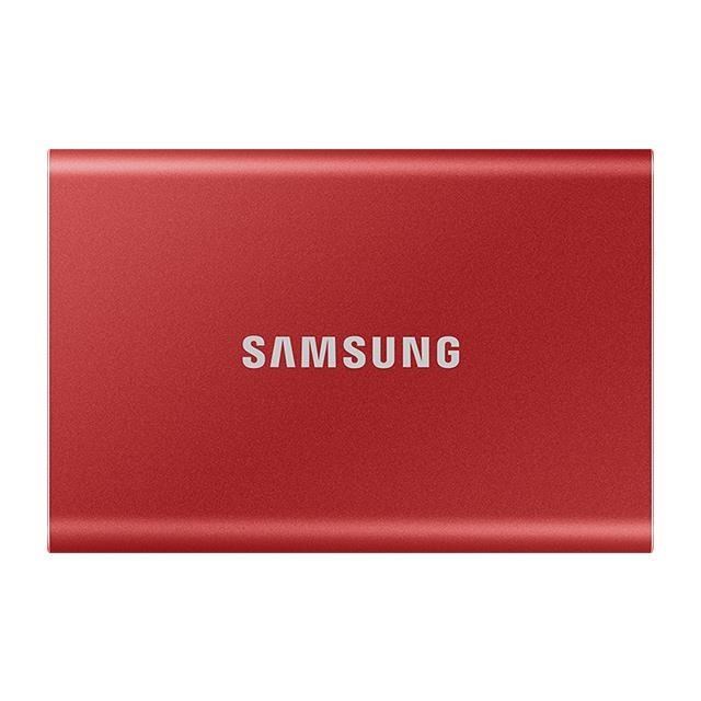 Samsung三星 T7 1TB USB3.2 移動式SSD固態硬碟《紅》