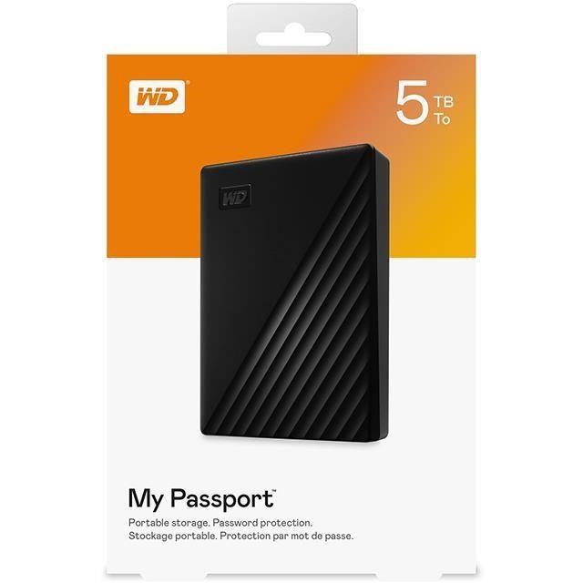 WD my passport 5TB 5T 黑色 USB 3.2 外接硬碟 2.5吋 公司貨