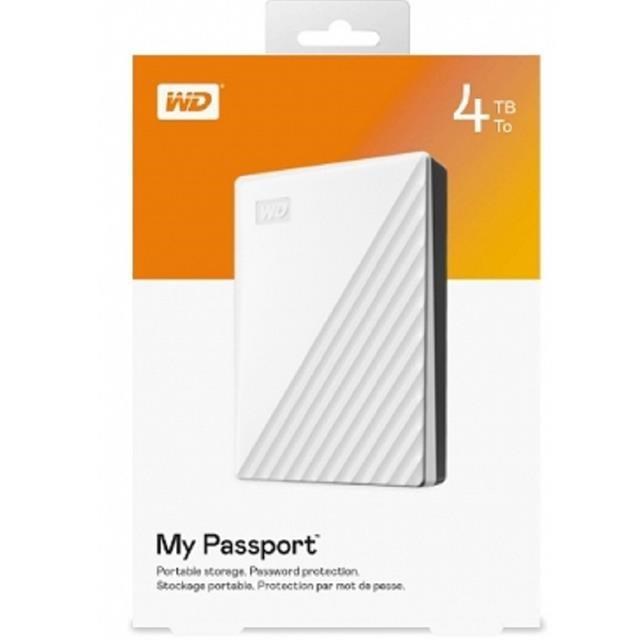 WD my passport 4TB 4T 白色 USB 3.2 外接硬碟 2.5吋 公司貨