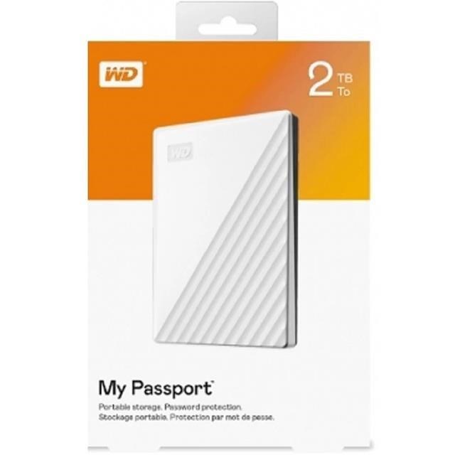 WD my passport 2TB 2T 白色 USB 3.2 外接硬碟 2.5吋 公司貨