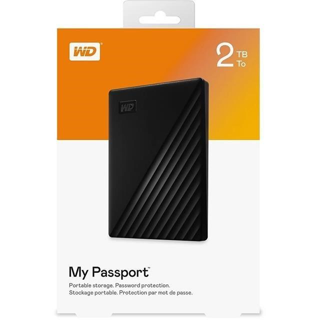 WD my passport 2TB 2T 黑色 USB 3.2 外接硬碟 2.5吋 公司貨