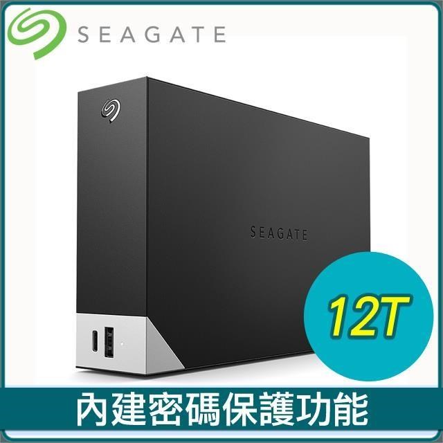 Seagate 希捷 12TB One Touch Hub U3&USB-C 3.5吋外接硬碟(STLC12000402)