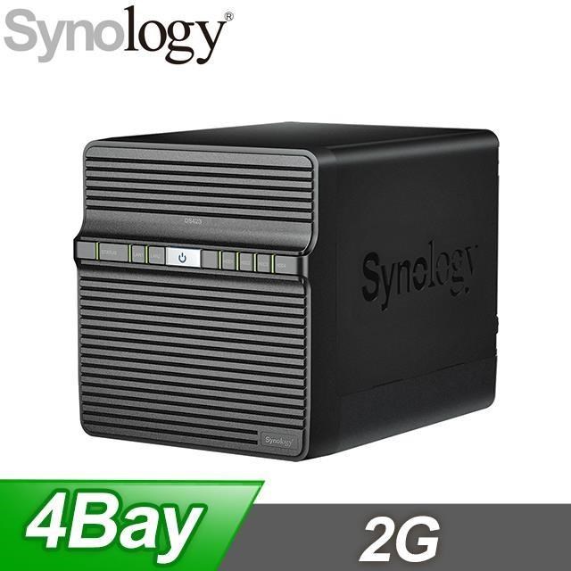 Synology 群暉 DiskStation DS423 4Bay NAS 網路儲存伺服器