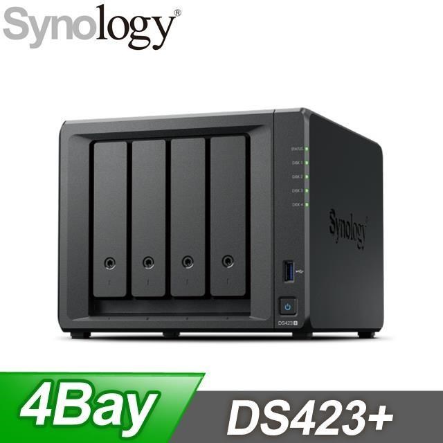 【升級五年保】Synology 群暉 DS423+ 4Bay NAS 網路儲存伺服器